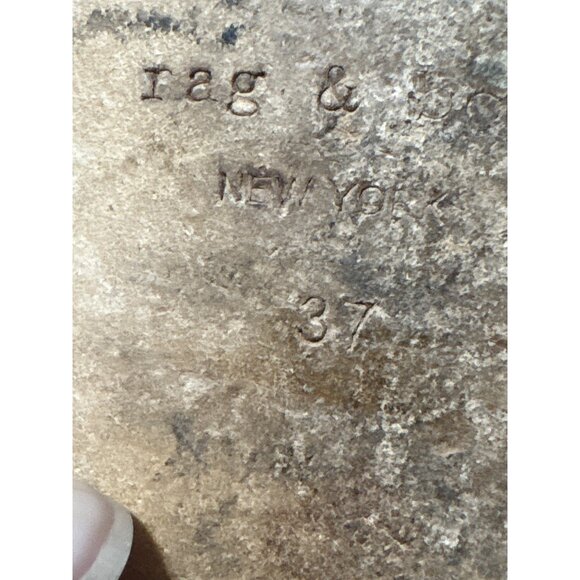 Rag & Bone Ansley Womens Net Booties Size 7 Beige Leather & Crochet Design - Picture 8 of 9